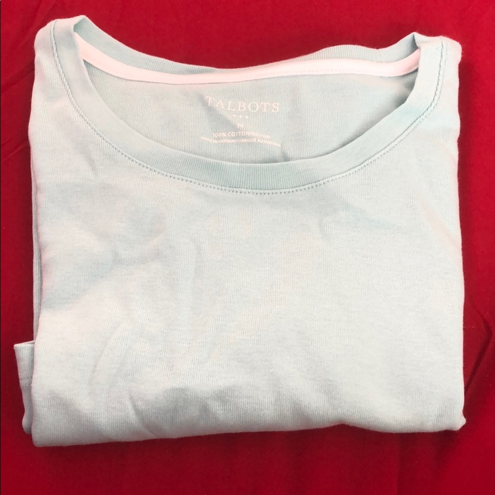 Light blue/ aqua blue shirt